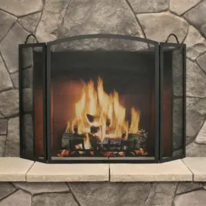 Traditional Arch 3 Panel - Black - 37" High