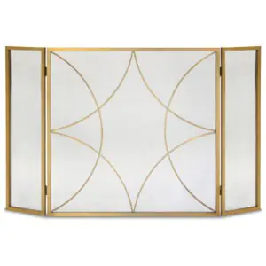 Forged Diamond Tri Panel - Burnished Brass