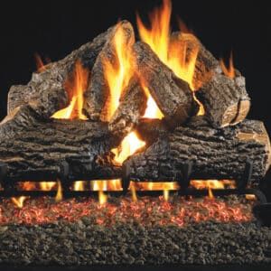 Charred Oak Vented Gas Logs