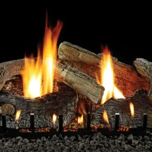 "Stacked Aged Oak" Vent-Free Log Set