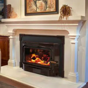 "Ashford" Wood Burning Insert - Chestnut