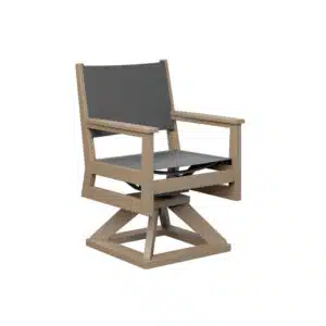 Mayhew Sling Swivel Rocker Dining Chair